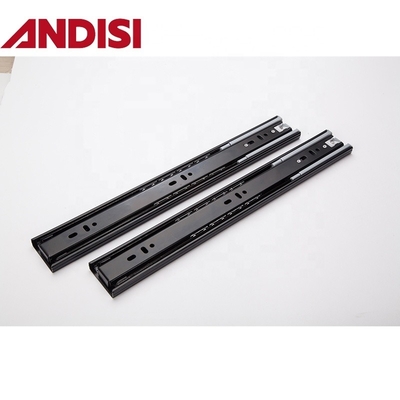 Mail Packing Full Extension Telescopic Push to Open Ball Bearing Soft Close Drawer Slides for Drawer
