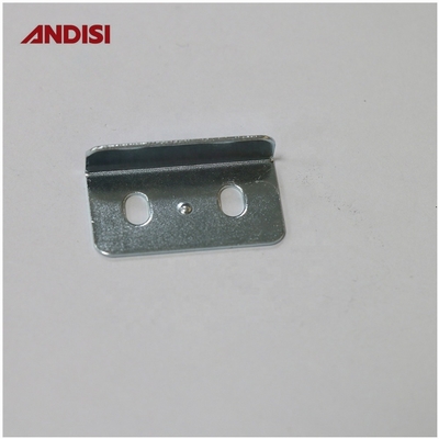 L Furniture Steel Flat Angle Bracket Connector with 0.8mm Thickness and 32x17x8.23mm Size