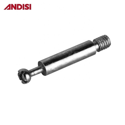 Mini Fix Cam and Bolt Dowel Insert Nut Zinc Alloy Furniture Hardware Joint Connector