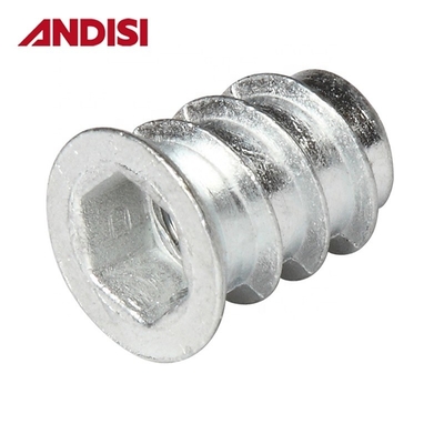Mini Fix Cam and Bolt Dowel Insert Nut Zinc Alloy Furniture Hardware Joint Connector