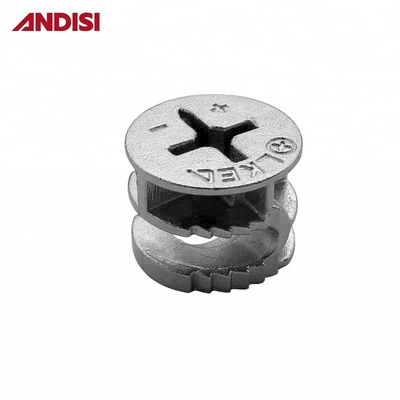 Modern Design Home Office Cabinet Connecting Zinc Alloy KD Fittings Mini IFX Eccentric Cam Lock for Furniture