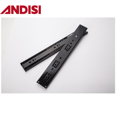 Foshan 45MM Furniture Cabinet Ball Bearing Drawer Rail Full Extension Soft Close Drawer Slide 450mm