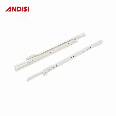 0.8/1.0/1.2 mm Powder Coated Drawer Slide with Steel Material and Nylon FGV Rollers