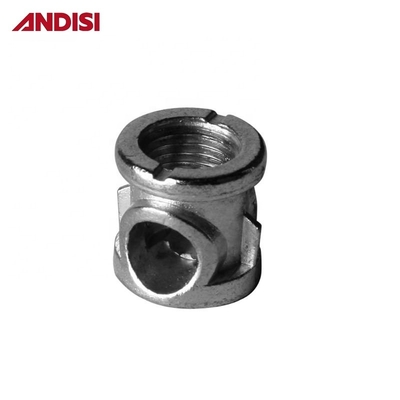 Zinc Plated Wood Joint Metal Bracket Heavy Duty Cam Lock Connectors Standard Size