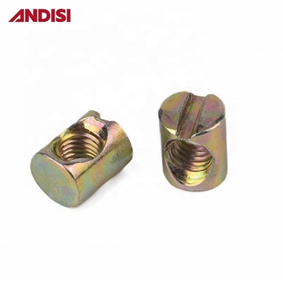 M6 M8 Cross Phillips Drive Slot Countersunk Barrel Nut for Furniture Fittings Hardware