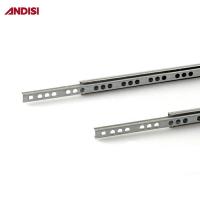 Single Extension Ball Bearing Rail Drawer Slides for 17mm Mini Two Way Drawer Runners