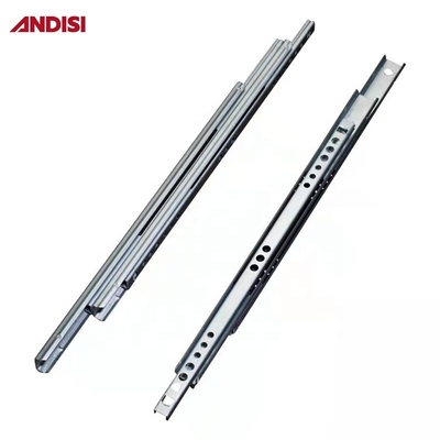 Single Extension Ball Bearing Rail Drawer Slides for 17mm Mini Two Way Drawer Runners