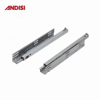 Modern Design Furniture Single or Full Extension Push to Open Undermount Drawer Slide