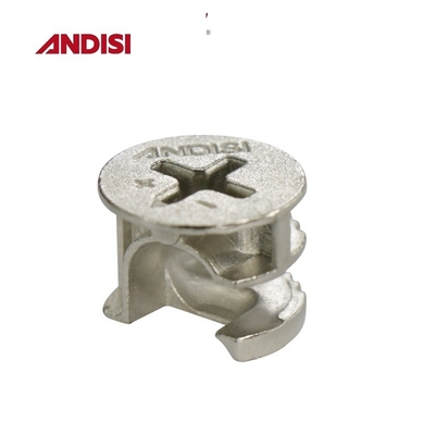 Other Furniture Hardware D15x12 Zinc Alloy Eccentric Cam Wheel Mini Fix KD Fittings