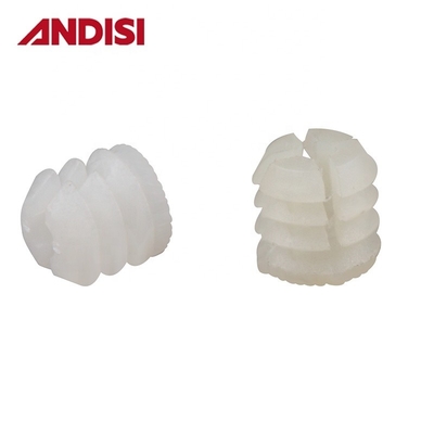 Furniture Connecting Cam Lock Screw Plastic Expanding Threaded Sleeve Nut M6 Insert Lock Nylon Nut