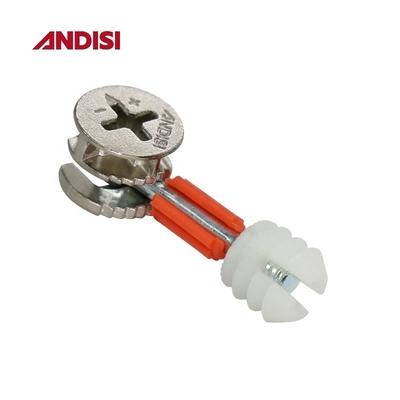 Furniture Connecting Cam Lock Screw Plastic Expanding Threaded Sleeve Nut M6 Insert Lock Nylon Nut