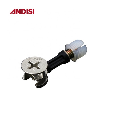 Furniture Connecting Cam Lock Screw Plastic Expanding Threaded Sleeve Nut M6 Insert Lock Nylon Nut