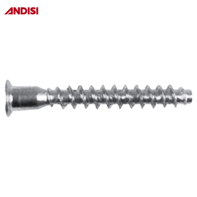 Wood to Wood Hex Cross Head Euro Confirmat Screw with Durable Zinc Plated Finish