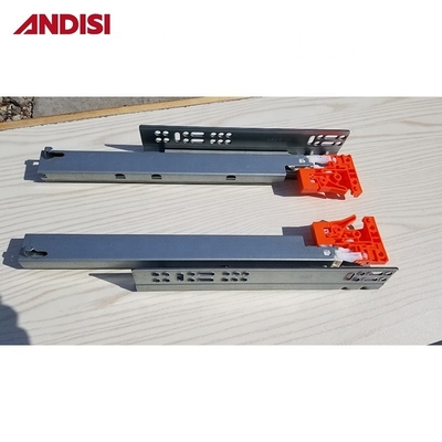 Mail Packing Soft Close Concealed Hidden Undermount Drawer Slides for Furniture 45kg
