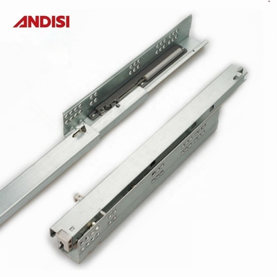 Cold Rolled Steel Concealed Undermount Drawer Slide for Modern Design Kitchen Cabinet
