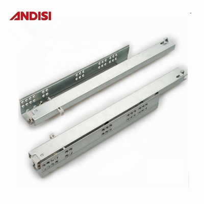 Cold Rolled Steel Concealed Undermount Drawer Slide for Modern Design Kitchen Cabinet