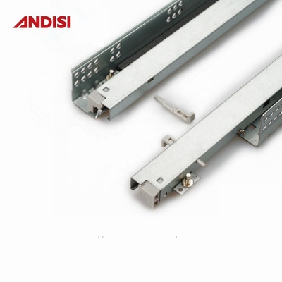 Cold Rolled Steel Concealed Undermount Drawer Slide for Modern Design Kitchen Cabinet