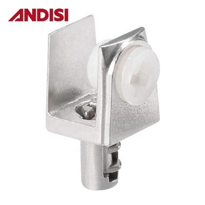 adjustable shelf holder mini zinc alloy glass clamp shelf support for mail packing