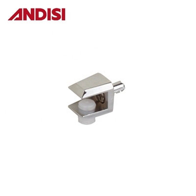Adjustable Shelf Holder Mini Zinc Alloy Glass Clamp Shelf Support for Decorative Shelf