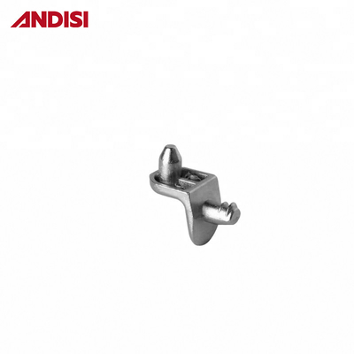 ZINC ALLOY 5mm Shelf Pin Shelf Bracket Holder Steel L Shape Furniture Joint Connectors Shelf Supports
