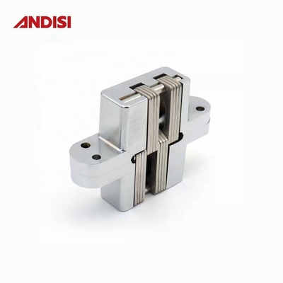 Zinc Alloy Pivot Hidden Butt Cross Special Type Invisible Hinge for Furniture Market
