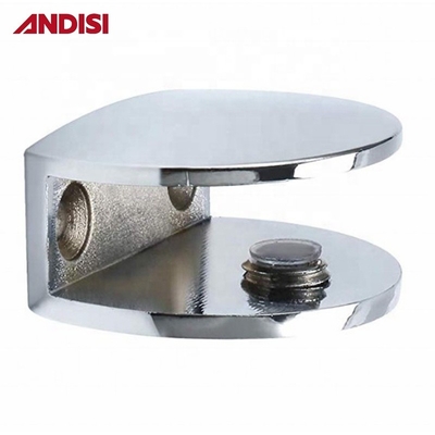 Zinc Alloy Wall Mounted Glass Shelves Support for Adjustable Size FA22 12.5*48mm