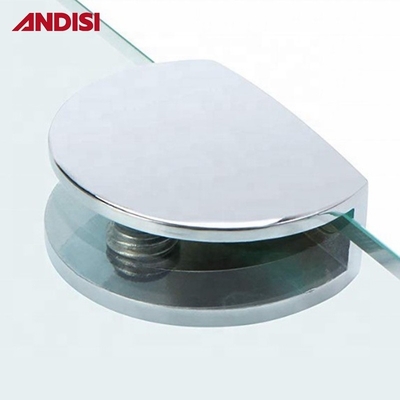 Zinc Alloy Wall Mounted Glass Shelves Support for Adjustable Size FA22 12.5*48mm