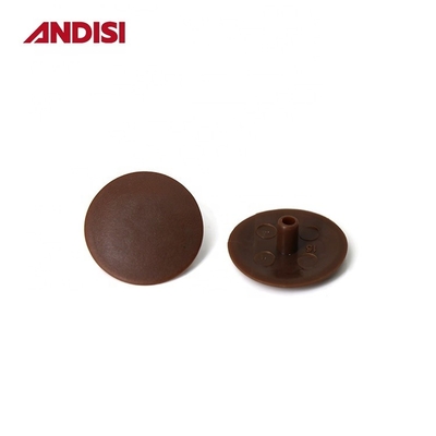 Modern Furniture Hardware Mini Fix Eccentric Cam Round Flat Plastic Screw Hole Cover
