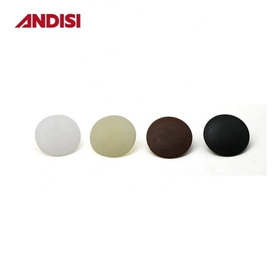 Modern Furniture Hardware Mini Fix Eccentric Cam Round Flat Plastic Screw Hole Cover