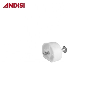 Floating Shelf Screw Holder Steel Plastic Shelf Supports in White/Brown/Bronze Finish