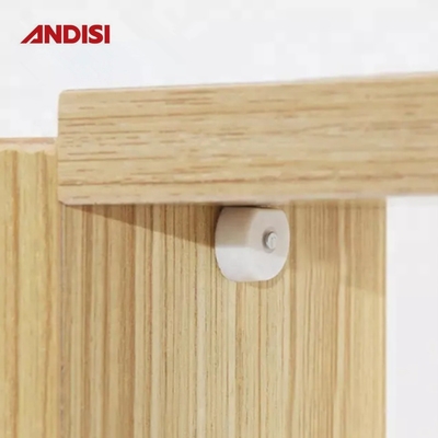 Floating Shelf Screw Holder Steel Plastic Shelf Supports in White/Brown/Bronze Finish