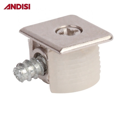 Furniture Fitting Plastic Metal Cabinet Connectors Shelf Supports Pins with Screw