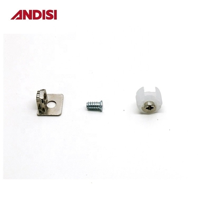 Furniture Fitting Plastic Metal Cabinet Connectors Shelf Supports Pins with Screw