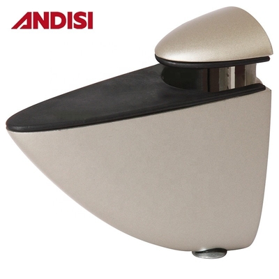 Furniture Hardware Glass Shelf Support with Adjustable Glass Clamp Clip Bracket from OEM