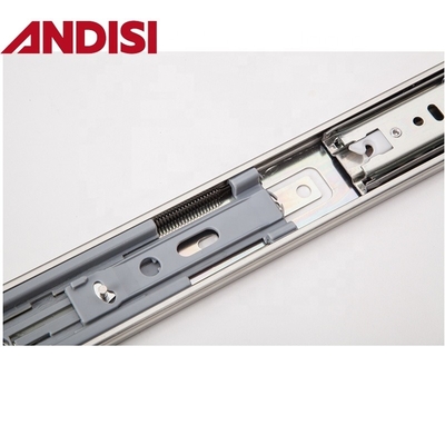600mm 3-Fold Soft Close Ball Bearing Cabinet Drawer Slide Rail with 45kgs Load Capacity
