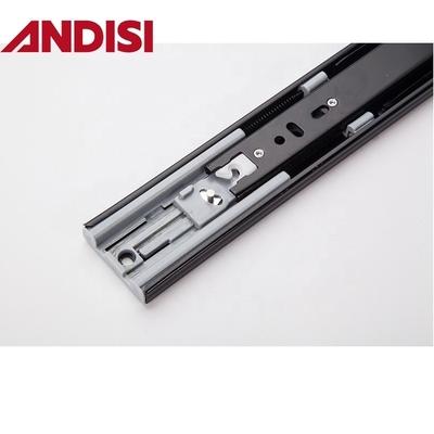 600mm 3-Fold Soft Close Ball Bearing Cabinet Drawer Slide Rail with 45kgs Load Capacity