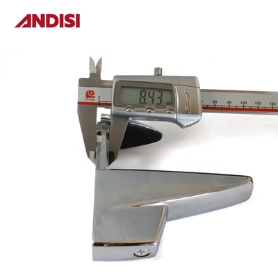 Zinc Alloy Chrome Glass Shelf Clamp Bracket with Adjustable F Shape Glass Holder Clip
