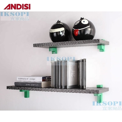 Zinc Alloy Steel Glass Clamp for Adjustable Height L-Shaped Glass Shelf Brackets