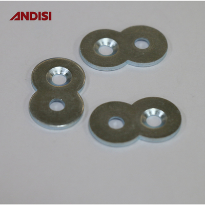 29.2X17.2mm Nonstandard 8 Shape Metal Corner Bracket for Cabinet and Table by Andisi