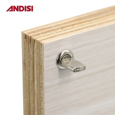 5mm/7mm Nickel Plated Steel L Shape Furniture Joint for Shelf Support Connector