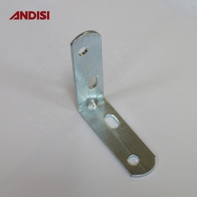 Iron Right Angle Brackets for Wood Furniture Joint Metal Corner Bracket 2mm Thickness