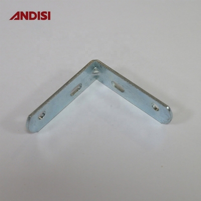 Iron Right Angle Brackets for Wood Furniture Joint Metal Corner Bracket 2mm Thickness