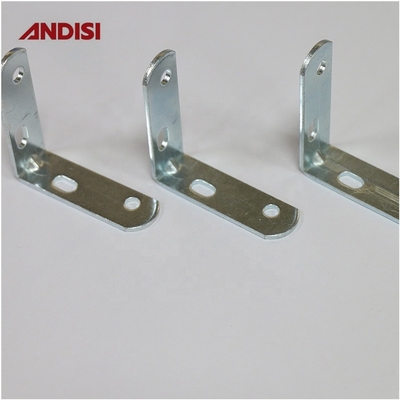Iron Right Angle Brackets for Wood Furniture Joint Metal Corner Bracket 2mm Thickness