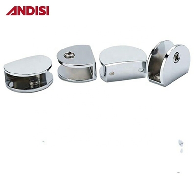 Adjustable Zinc Alloy Glass Shelf Bracket Support Clamp Size FA21 11*35mm for Kitchen