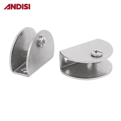 Adjustable Zinc Alloy Glass Shelf Bracket Support Clamp Size FA21 11*35mm for Kitchen