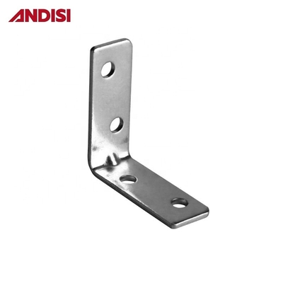 Modern Design Zinc Plating Steel L-shaped Shelf Brackets for Furniture Joint Support