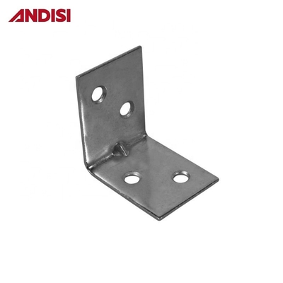 Modern Design Zinc Plating Steel L-shaped Shelf Brackets for Furniture Joint Support