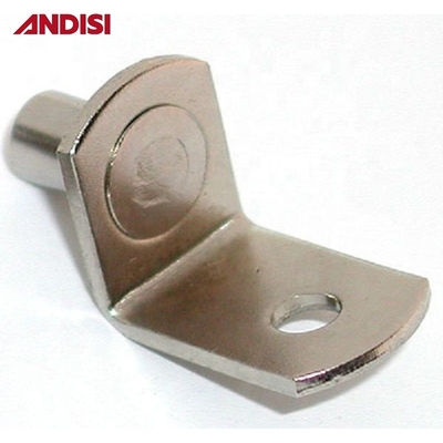 Metal Cabinet Steel L Shape Furniture Joint Shelf Bracket Support with 6mm Diameter