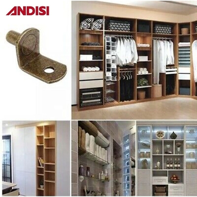 Metal Cabinet Steel L Shape Furniture Joint Shelf Bracket Support with 6mm Diameter