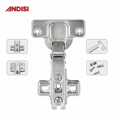 Full Overlay Door Cabinet Iron Hinges with Modern Design Style and Nickel Plated Finish